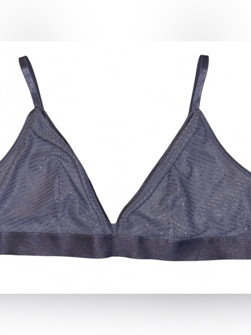 ThirdLove Modern Mesh Triangle Bralette Women’s XL Wireless Wide Band Bra Comfy
